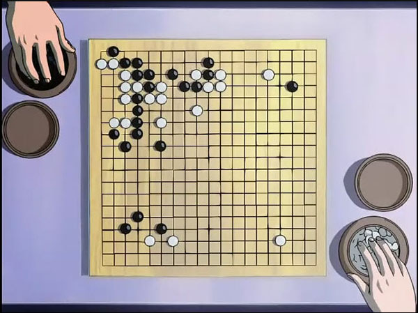 《棋魂》中的对弈。